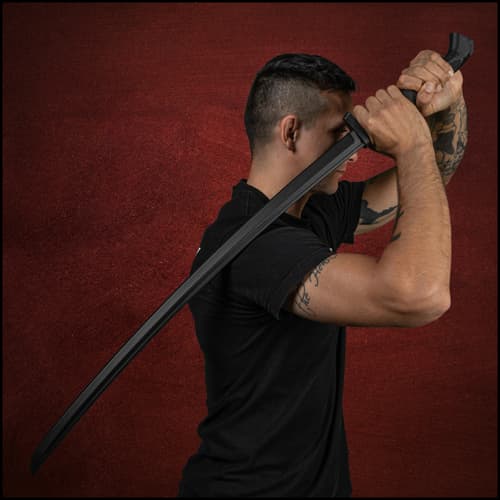 Dual blades practice set Katana held in hand