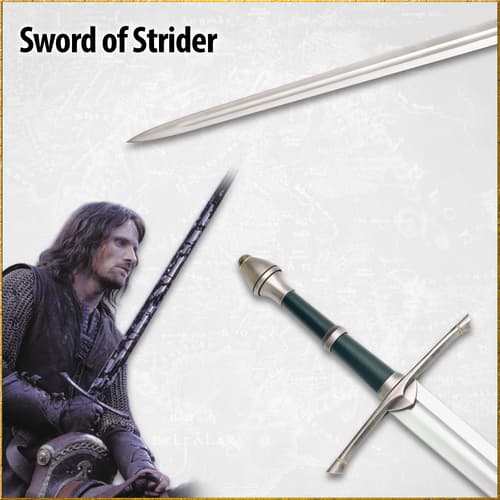 Sword of Strider with character image and sword details