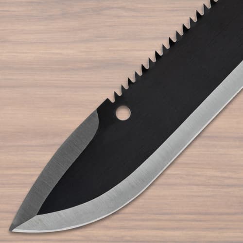 Closeup of the blade tip.
