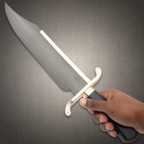 Gil Hibben Old West Bowie Knife Damascus
