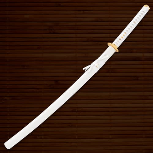Emperor's Oath Katana in scabbard