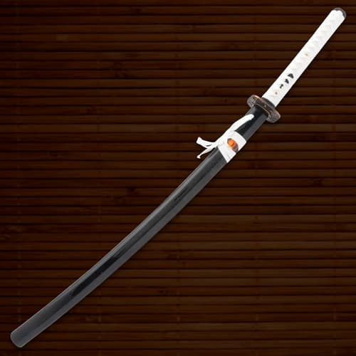 Splintered Sky Katana in scabbard