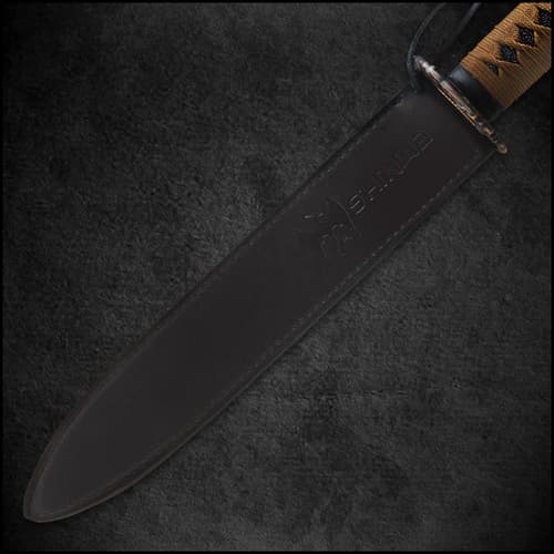 Shinwa Double Edged Carbon Steel Warrior Spear Tan