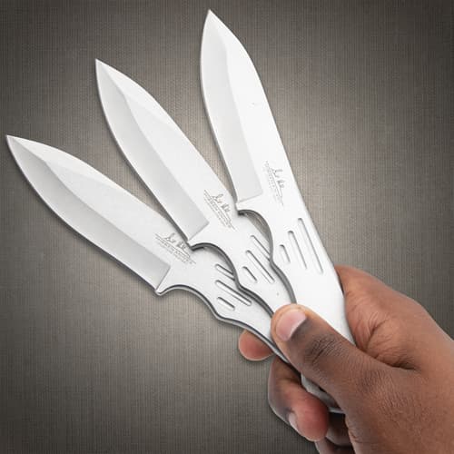 Gil Hibben Large Triple Throwing Knife Set