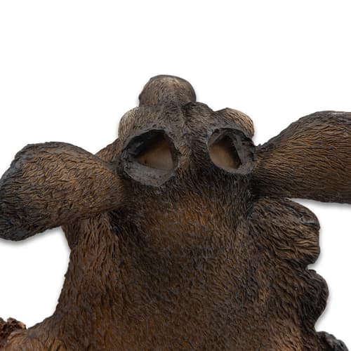 Indian with Deer Head Sculpture no antlers
