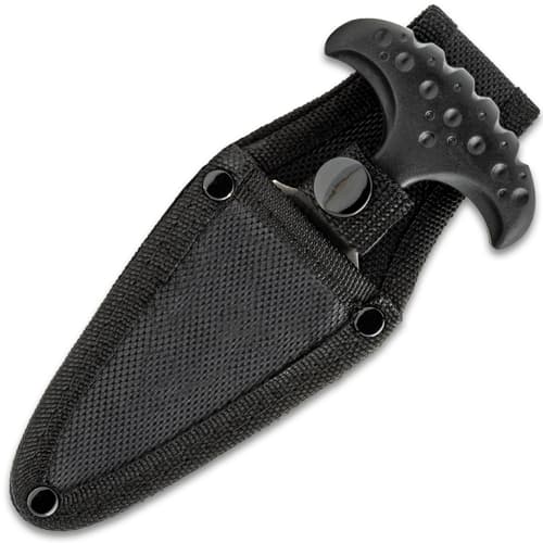 Push dagger in sheath