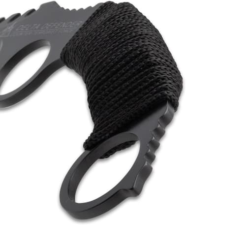 Delta Defender Talon Karambit handle close up