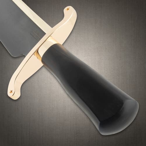 Gil Hibben Old West Bowie Knife Damascus