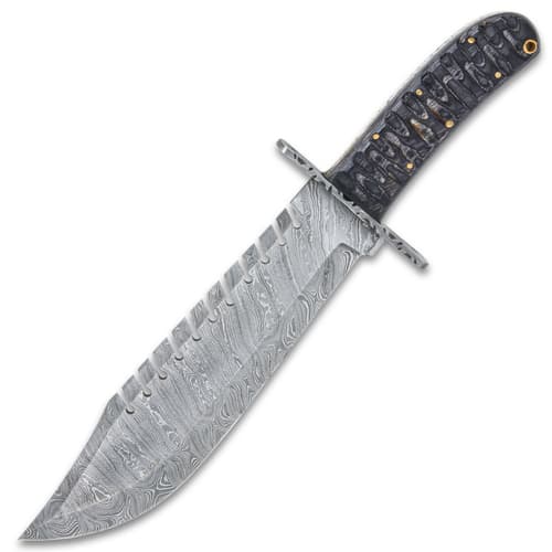 The full length of the Timber Wolf Shark Back Knife