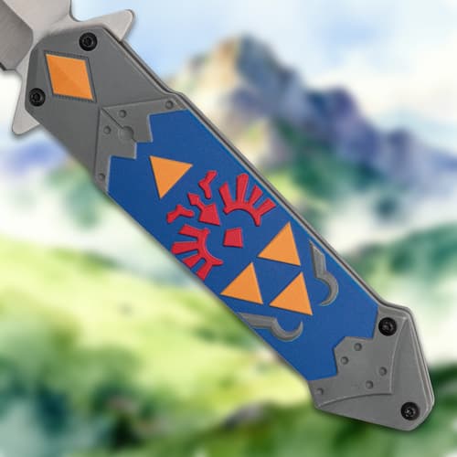Legend of Zelda Knife handle close up