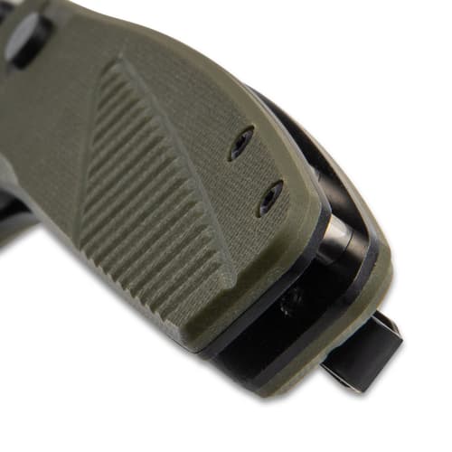 USMC Knife handle close up