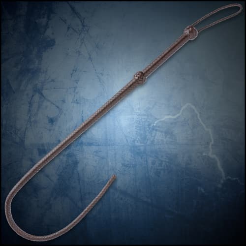 The full length of the sjambok shown