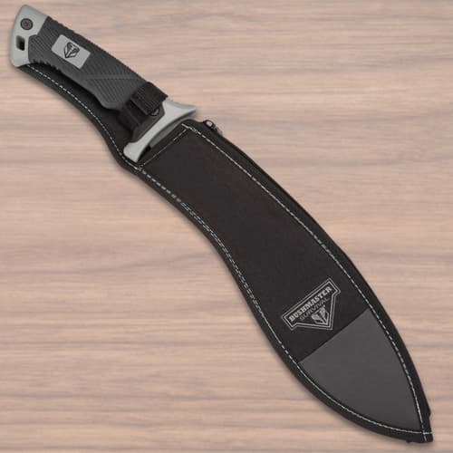 The 12 1/4” blade’s unique weight-forward profile beefs up swinging momentum, yielding more bite from less physical energy