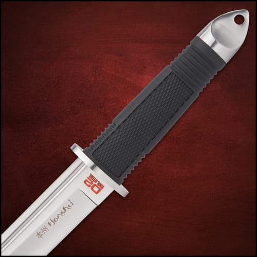 An everyday carry, this massive Honshu D2 Tanto Knife is NOT, but it’s a great blade for self-defense or even hog hunting