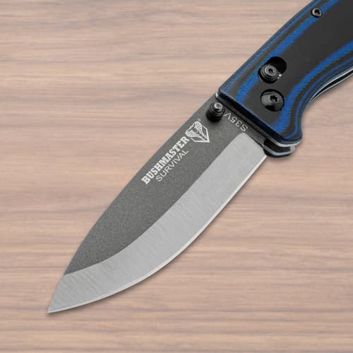 Bushmaster Explorer Pocket Knife blade close up