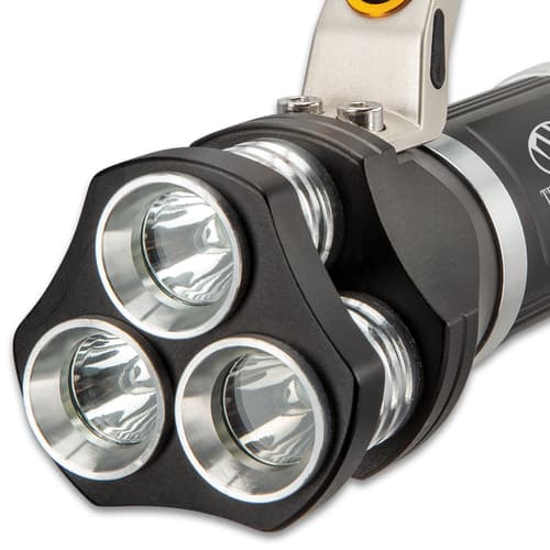 Trailblazer Flashlight With Super Bright White Lights - Weather-Resistant Aluminum Body, 800 Lumens - Length 6 1/2”