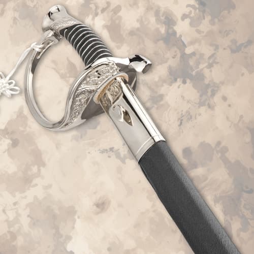 Sword hilt and scabbard with intricate design