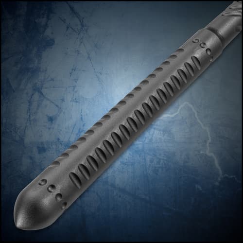 Night Watchman Tac-Tonfa Baton - Solid One-Piece Polypropylene Construction, Grippy Handle - Length 23 1/2”