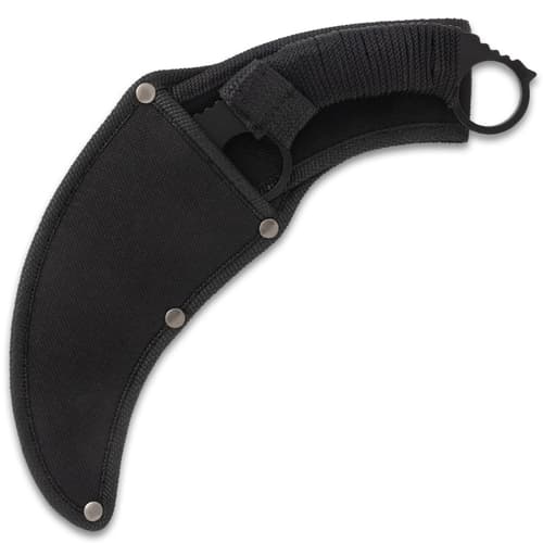 Shadow Talon Karambit in sheath
