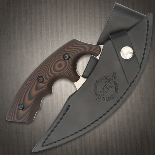 Hibben Legacy Ulu in sheath