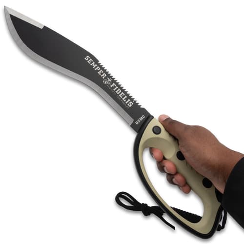 USMC Kukri in hand