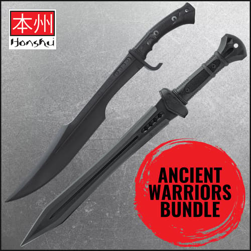 Full image of the Honshu Spartan and Gladiator Training Swords in the Ancient Warriors Bundle.