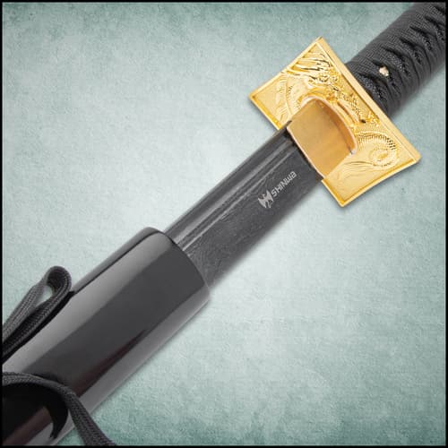 The Shinwa Golden Dragon Odachi Sword was crafted with painstaking detail, making it a collector’s dream