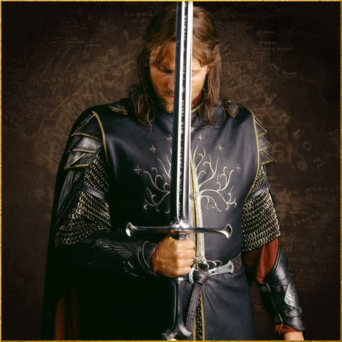 Aragorn holding Anduril