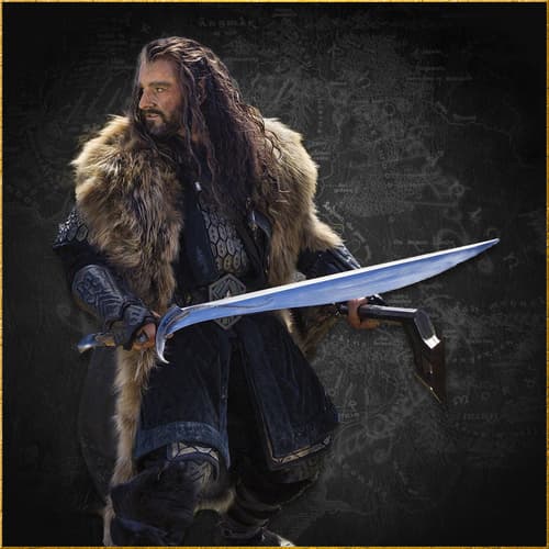 United Cutlery Orcrist Sword Of Thorin Oakenshield From The Hobbit With Wall Plaque - 38 3/4" Length