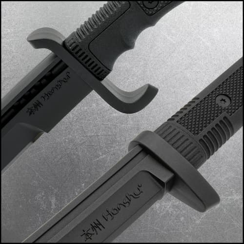 New Guard Sword Pair close up