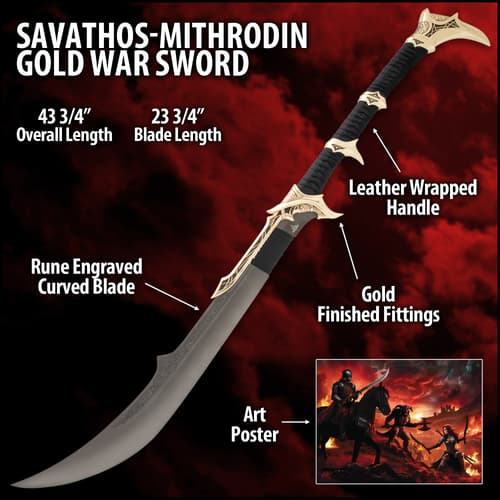 Gold War Sword Specifications