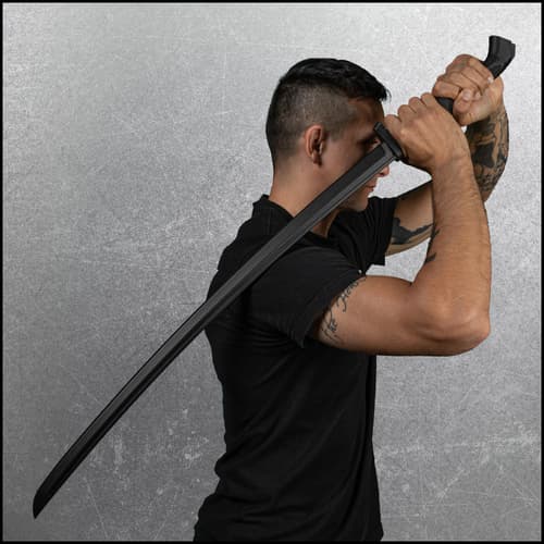 Dual blades practice set Katana held in hand