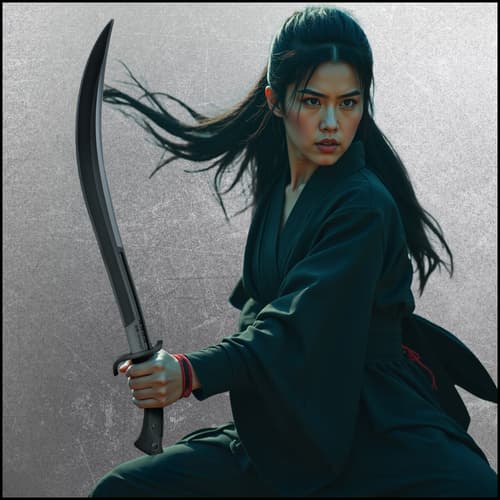 Honshu Sword Pair Saber in hand