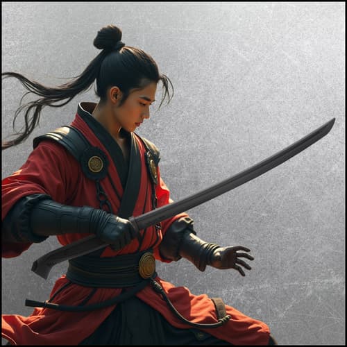 Honshu Dual blades wakizashi held in hand