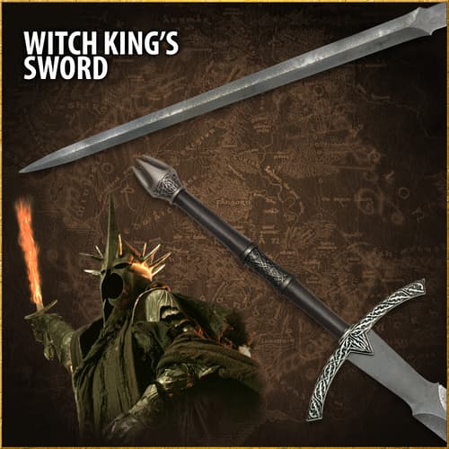 Witch King's sword with armored character
