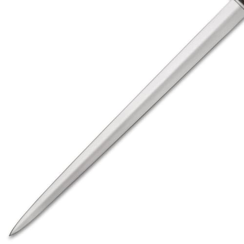 Close-up of sword blade tip