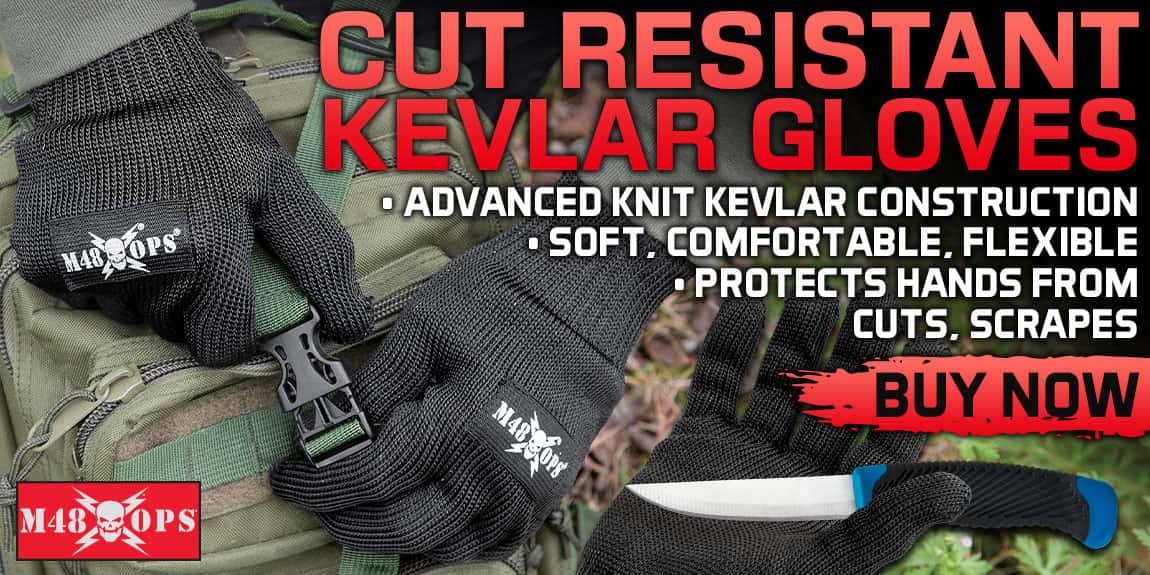 M48 Cut Resistant Kevlar Gloves