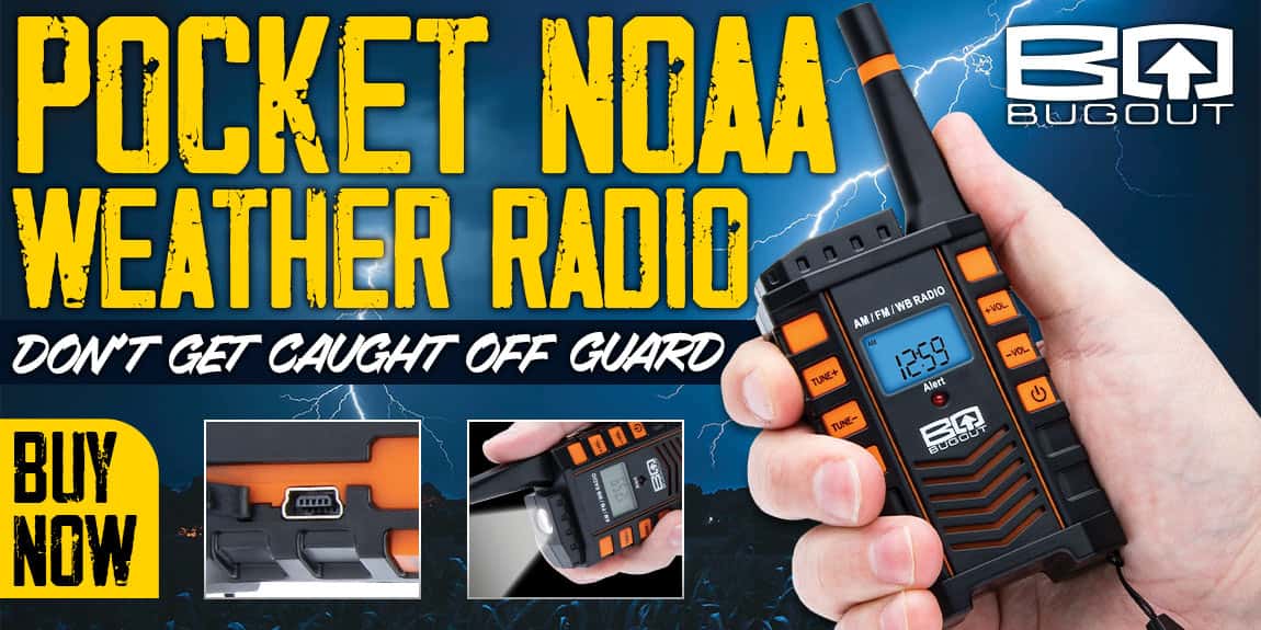 BugOut Pocket NOAA Weather Radio