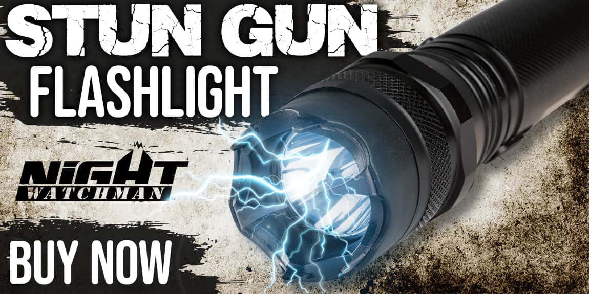Night Watchman Stun Gun Flashlight