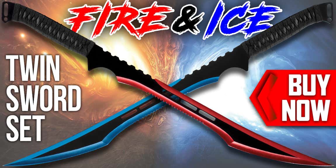 Fire and Ice Twin Sword Set