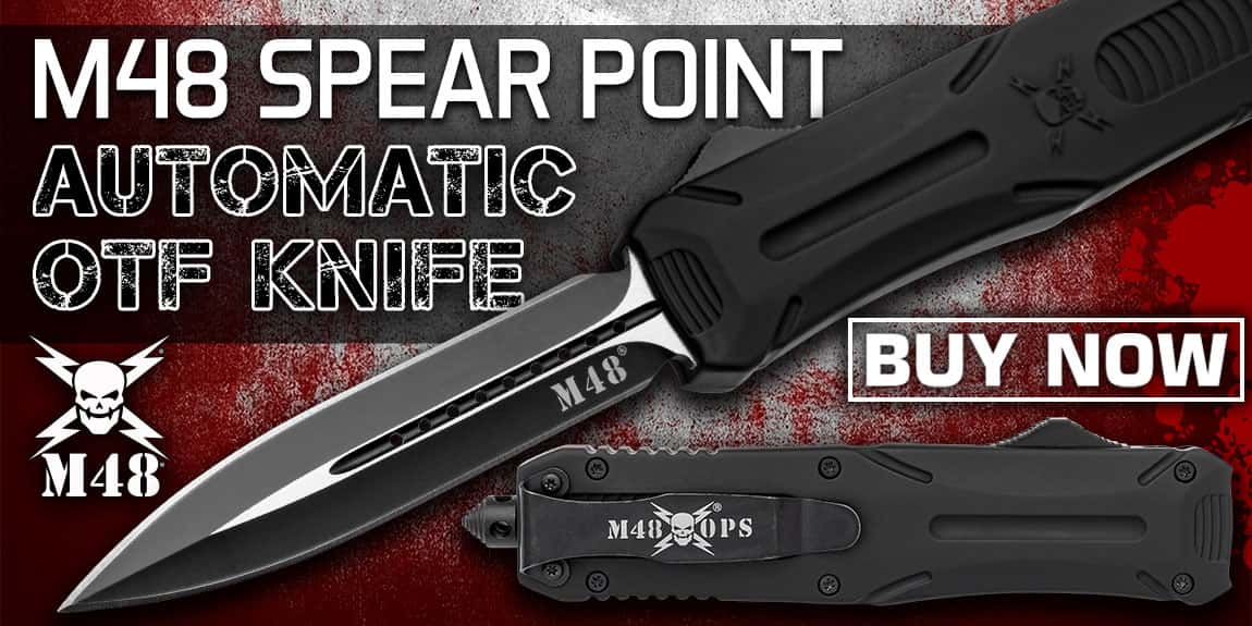 M48 Spear Point Automatic OTF Knife
