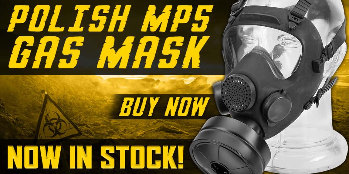 Polish MP5 Gas Mask With Filter