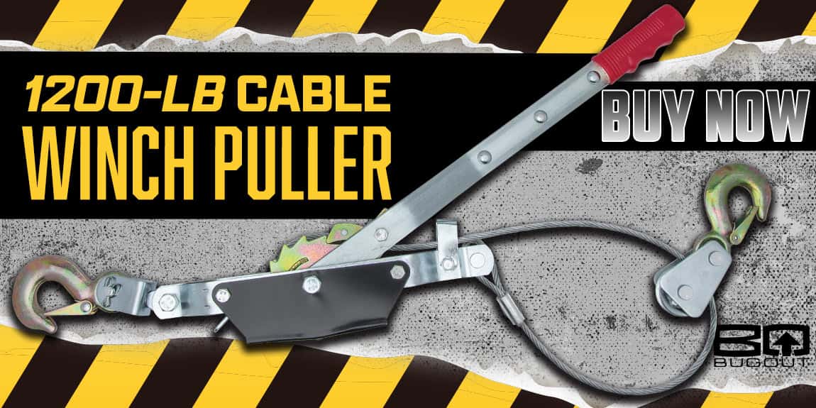 1200-LB Cable Winch Puller