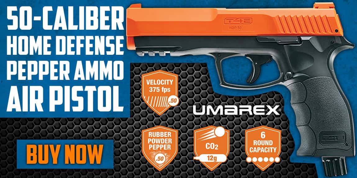 Umarex 50-Caliber Home Defense Pepper Ammo Air Pistol
