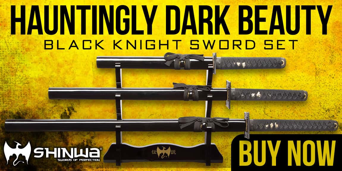 Shinwa Black Knight 3-Piece Sword Set