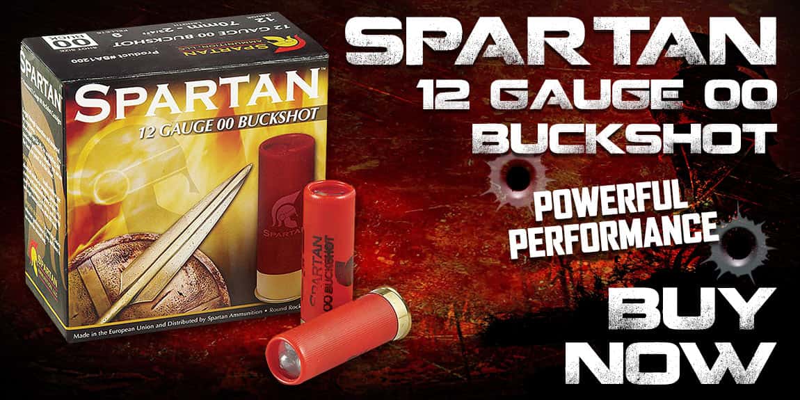 Spartan 12 Gauge 00 Buckshot 25 Rounds