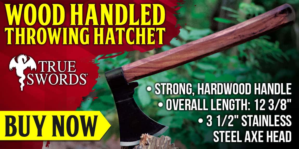Wood Handled Throwing Hatchet
