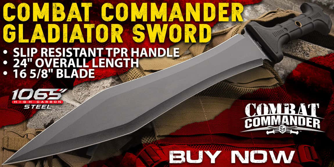 United Cutlery Combat Commander Full-Tang Gladiator Sword