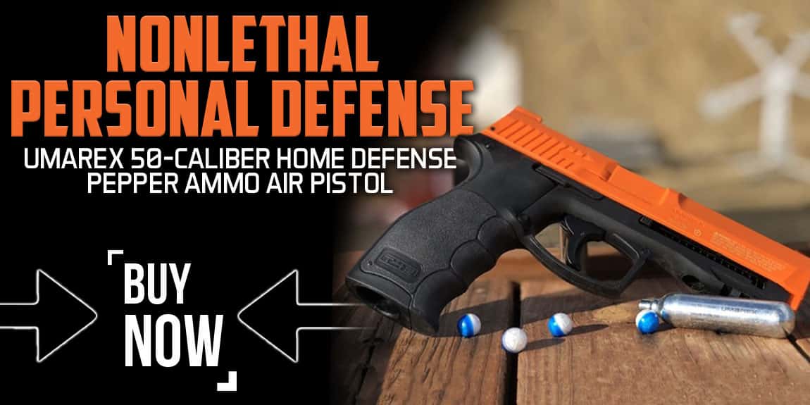Umarex 50-Caliber Home Defense Pepper Ammo Air Pistol