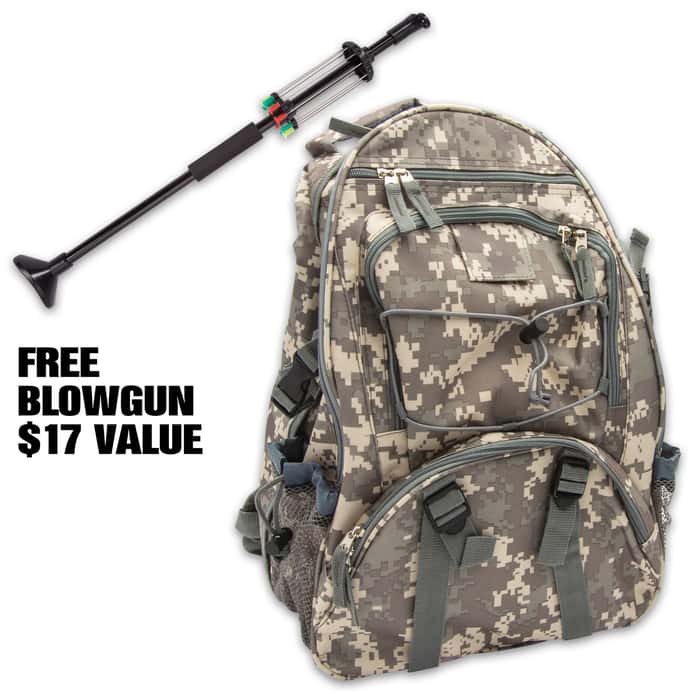 Our Emergency Survival Backpack is filled with enough food and survival gear for one person, for up to five days